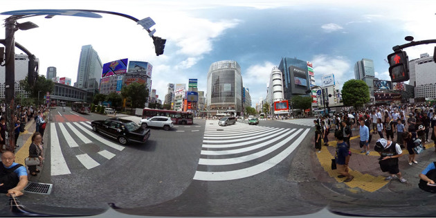 渋谷にて