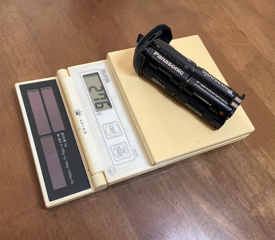 電源だけで276g