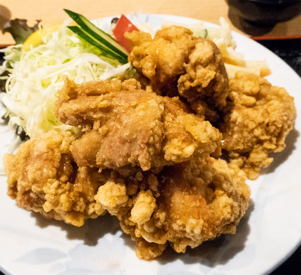 大澤屋の唐揚げ定食