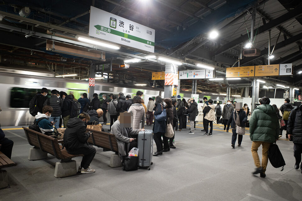 渋谷駅山手線ホーム