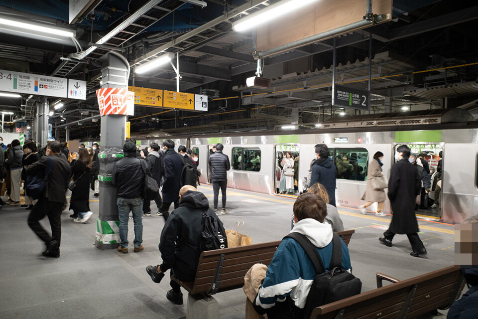 渋谷駅山手線ホーム