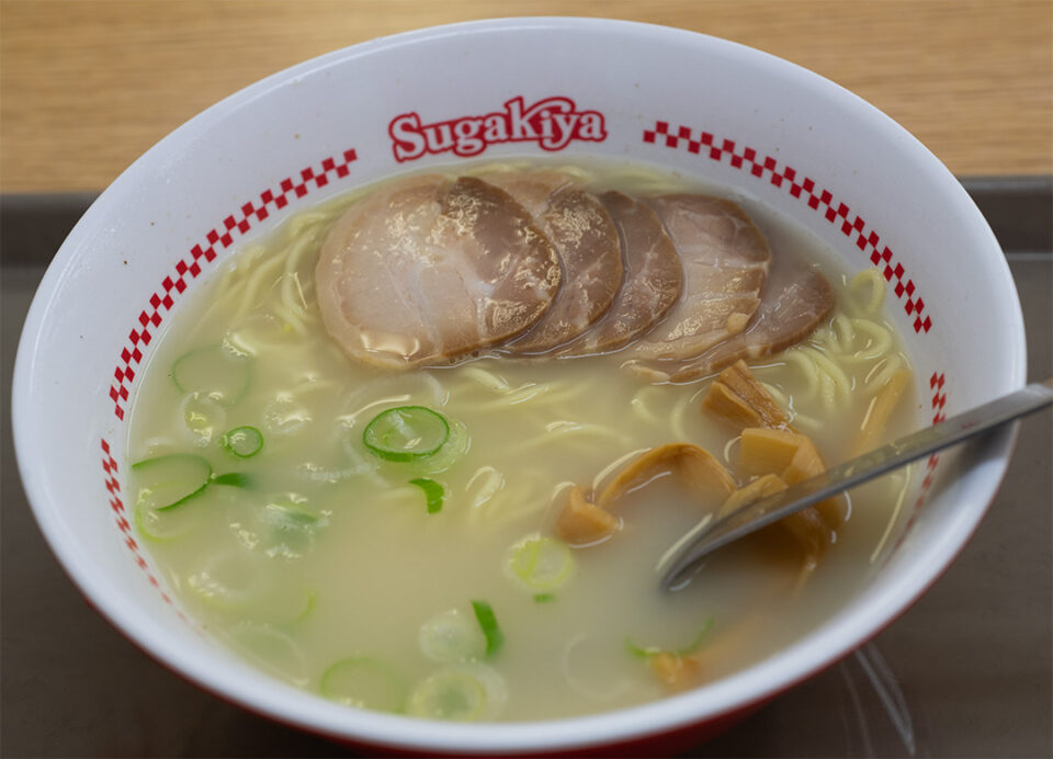 肉入りラーメン