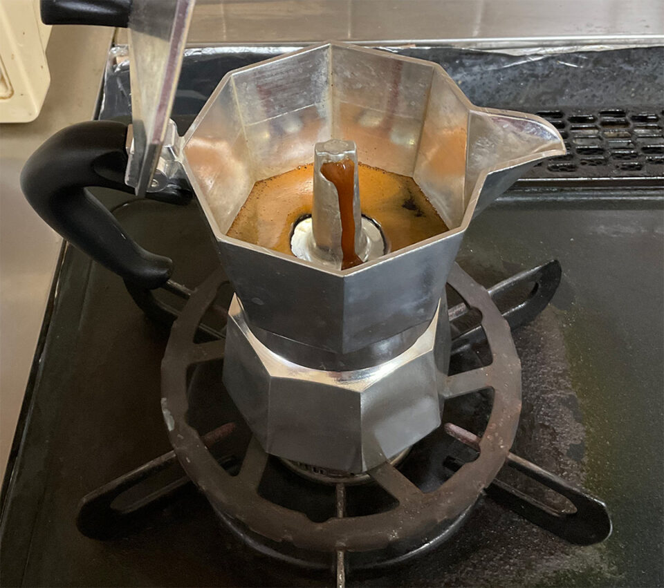 BIALETTI Moka Expressでの抽出