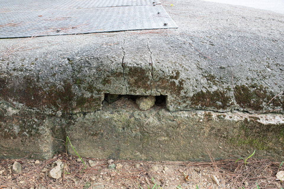 首里城のトーチカ跡