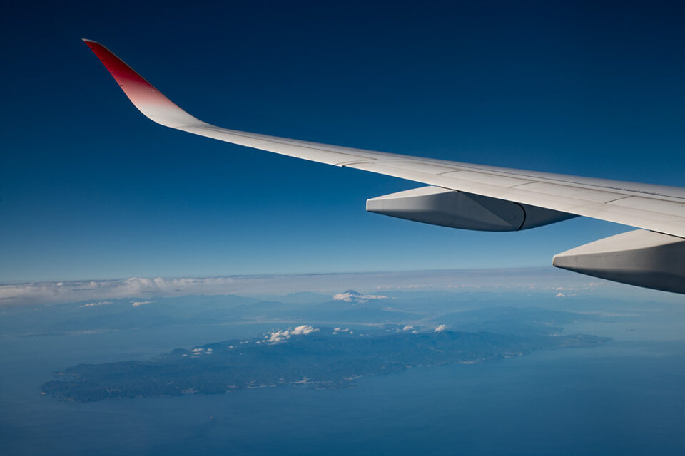 飛行機の窓からの眺め（その３）