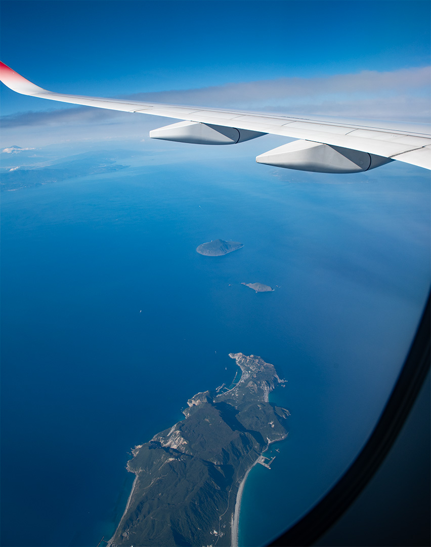 飛行機の窓からの眺め（その３）