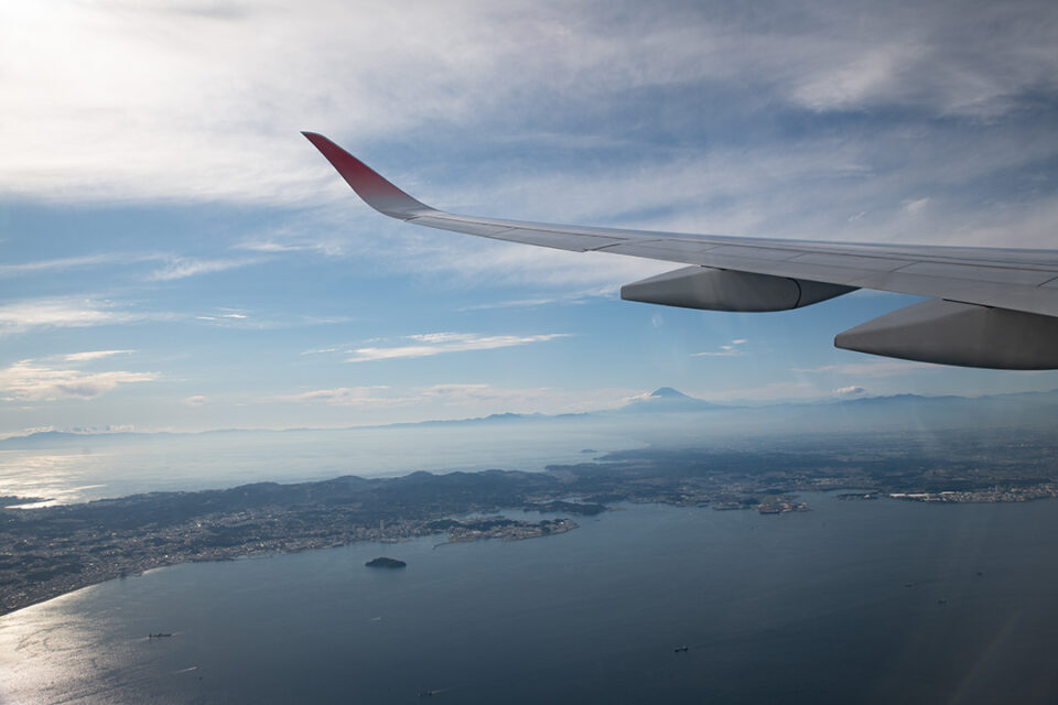 飛行機の窓からの眺め（その３）